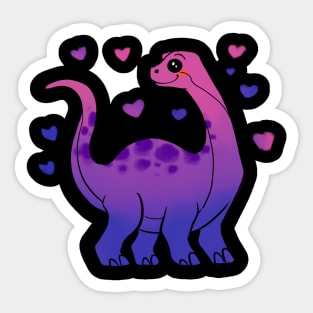 Bisexual Dino Sticker